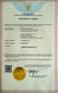 sertifikat merek biomaster